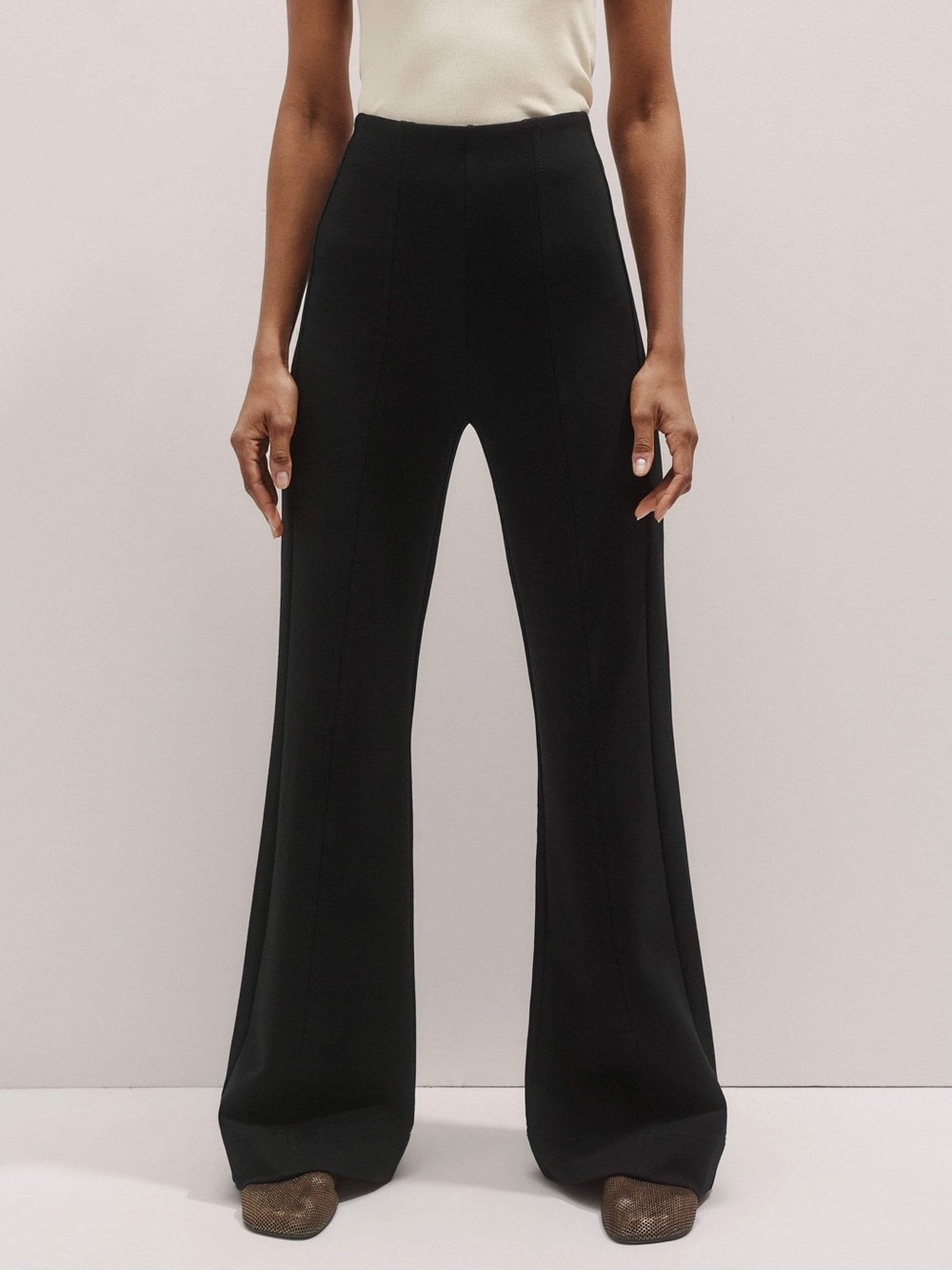 Me+Me Kick Flare Trouser Travel Tailoring